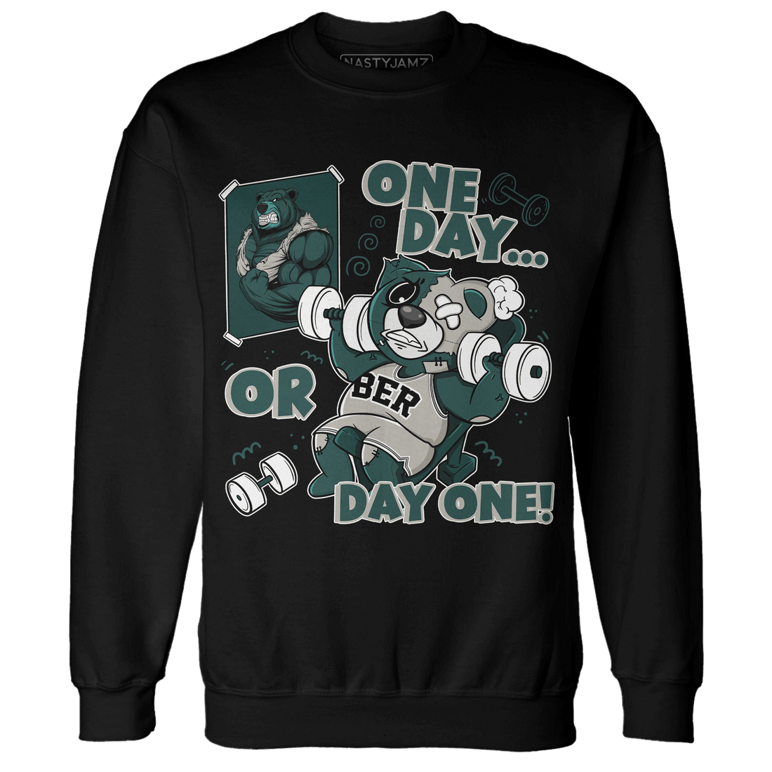 Oxidized Green 4s Sweatshirt Match BER Gymmer - NastyJamz