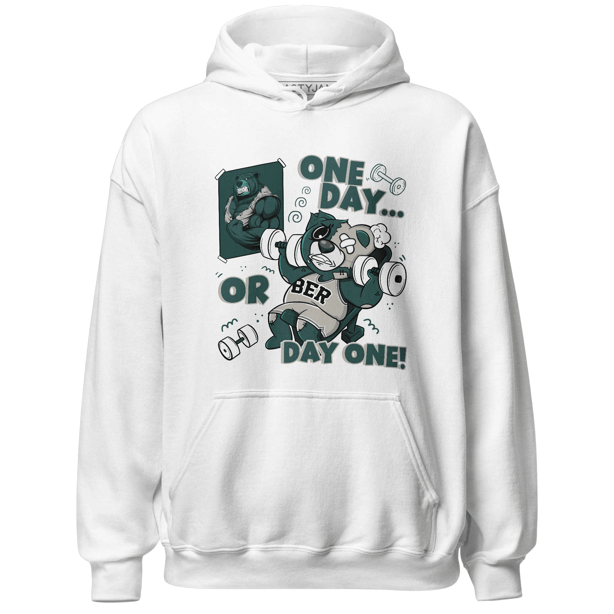 Oxidized Green 4s Hoodie Match BER Gymmer - NastyJamz