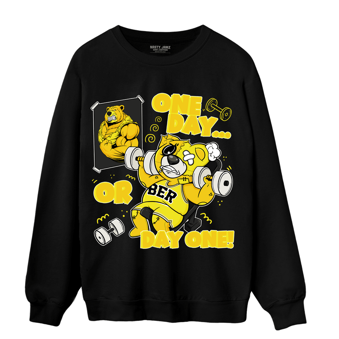 Vivid Sulfur 4s Sweatshirt Match BER Gymmer - NastyJamz
