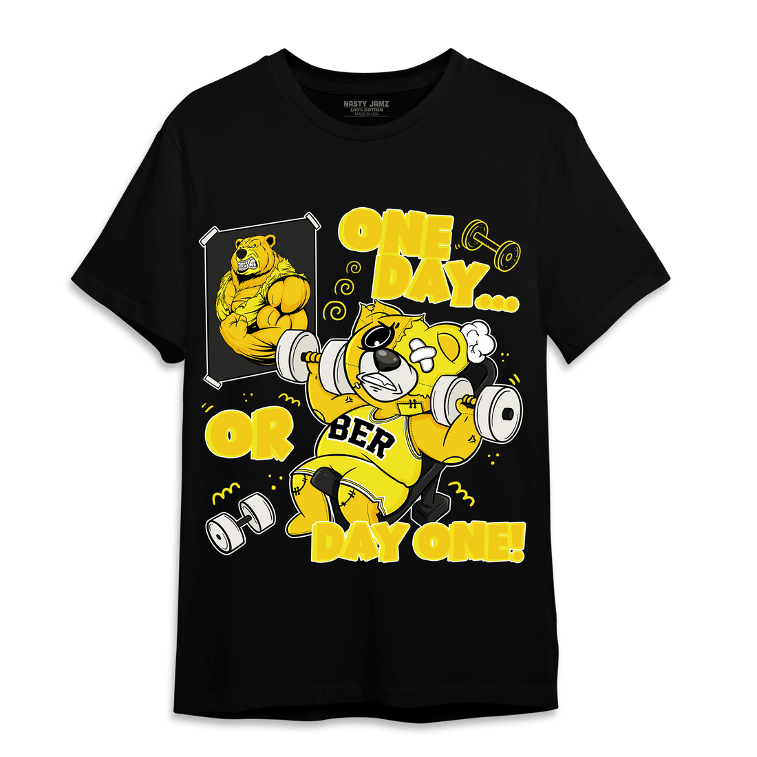 Vivid Sulfur 4s T Shirt Match BER Gymmer - NastyJamz