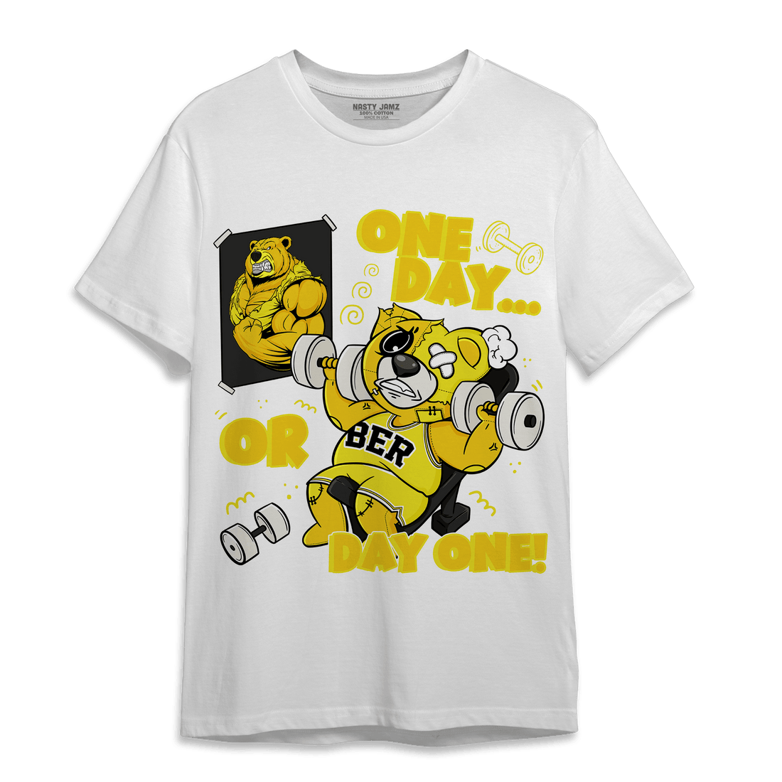 Vivid Sulfur 4s T Shirt Match BER Gymmer - NastyJamz