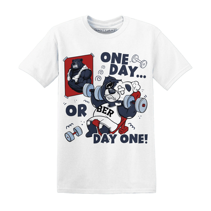 White-Navy-6s-T-Shirt-Match-BER-Gymmer