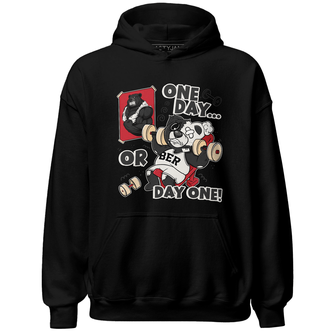 Jumman Jack University Red Hoodie Match BER Gymmer - NastyJamz