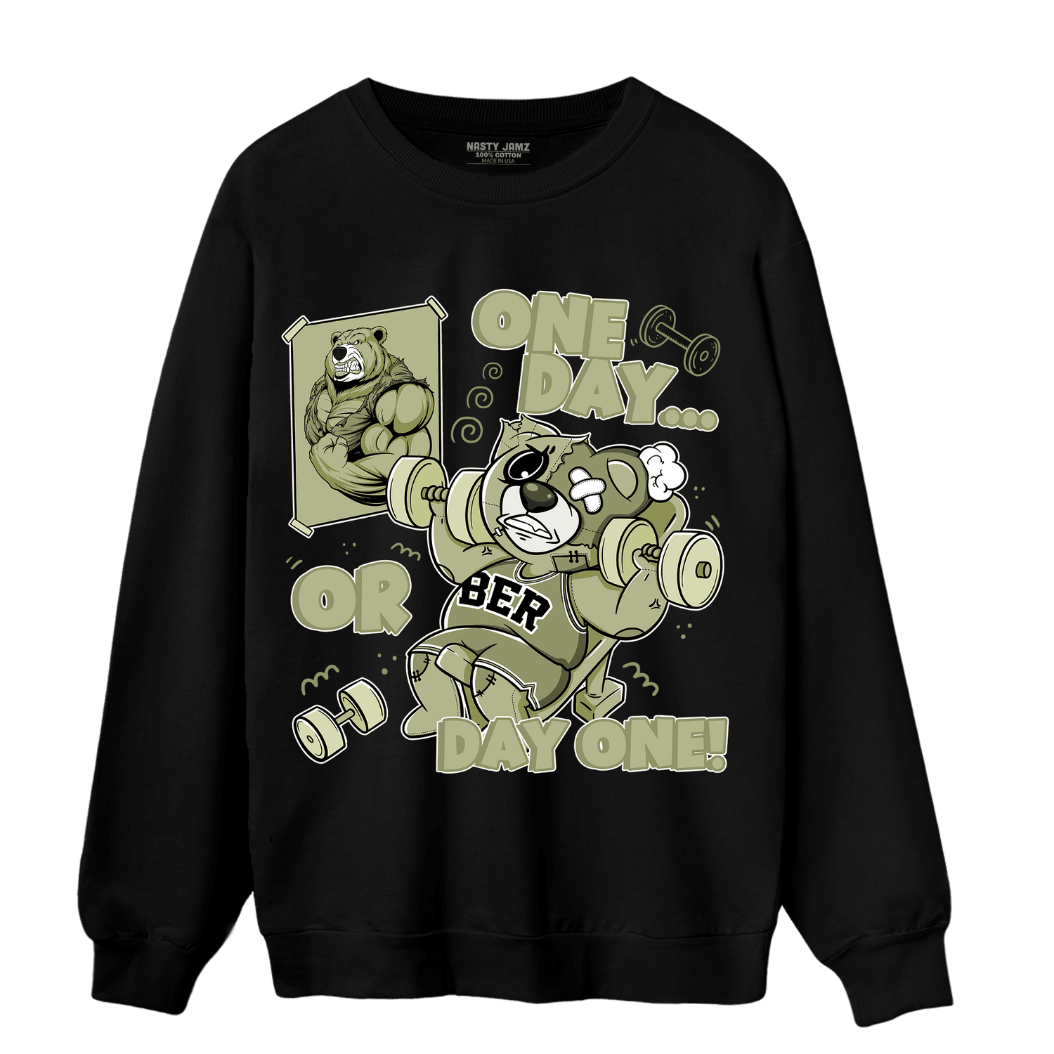 Yeezy Slide Resin Sweatshirt Match BER Gymmer - NastyJamz