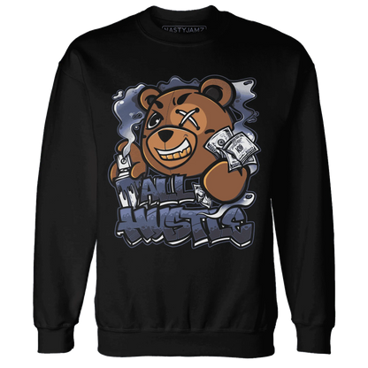 Low-Diffused-Blue-11s-Sweatshirt-Match-BER-Hustle-All-Day