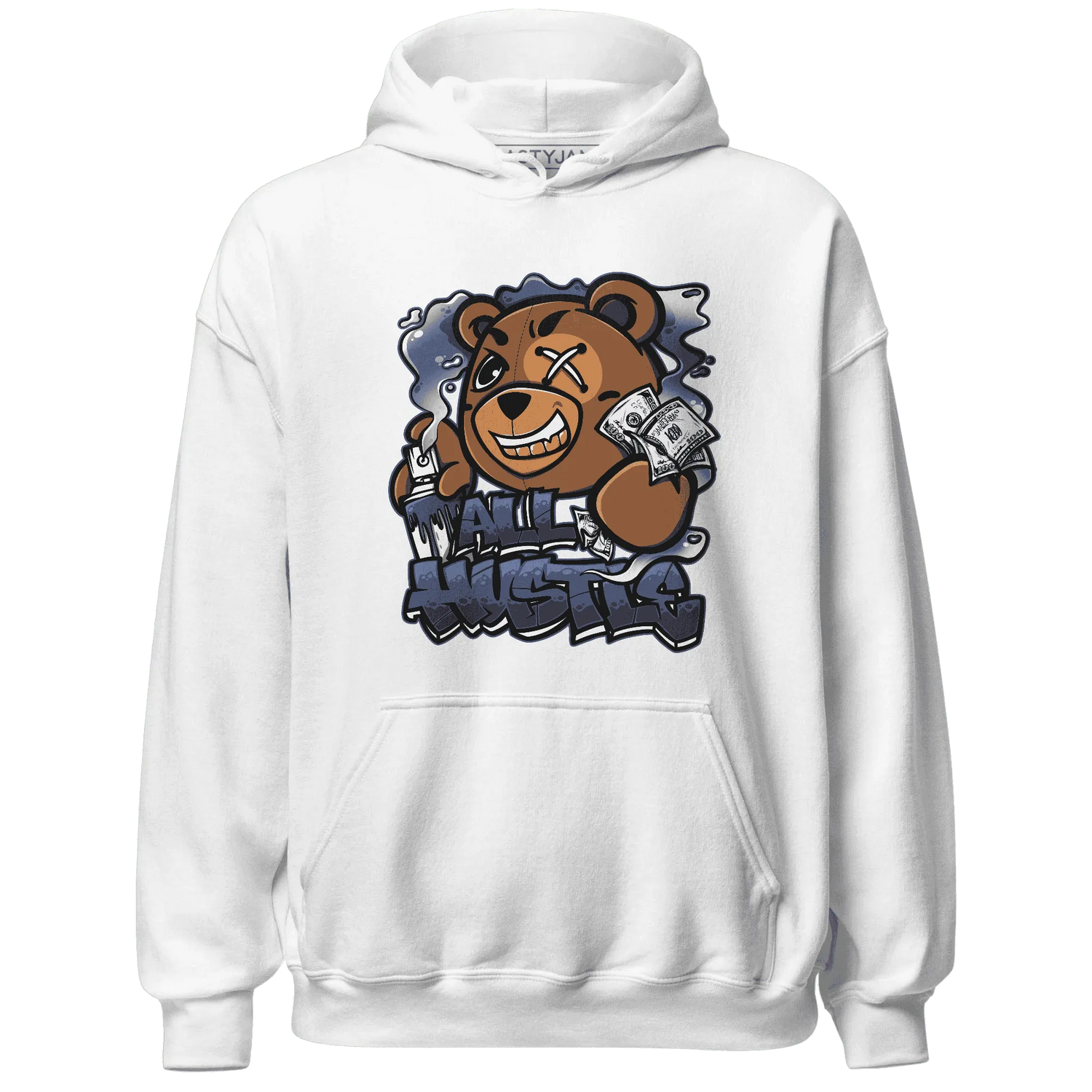Low-Diffused-Blue-11s-Hoodie-Match-BER-Hustle-All-Day