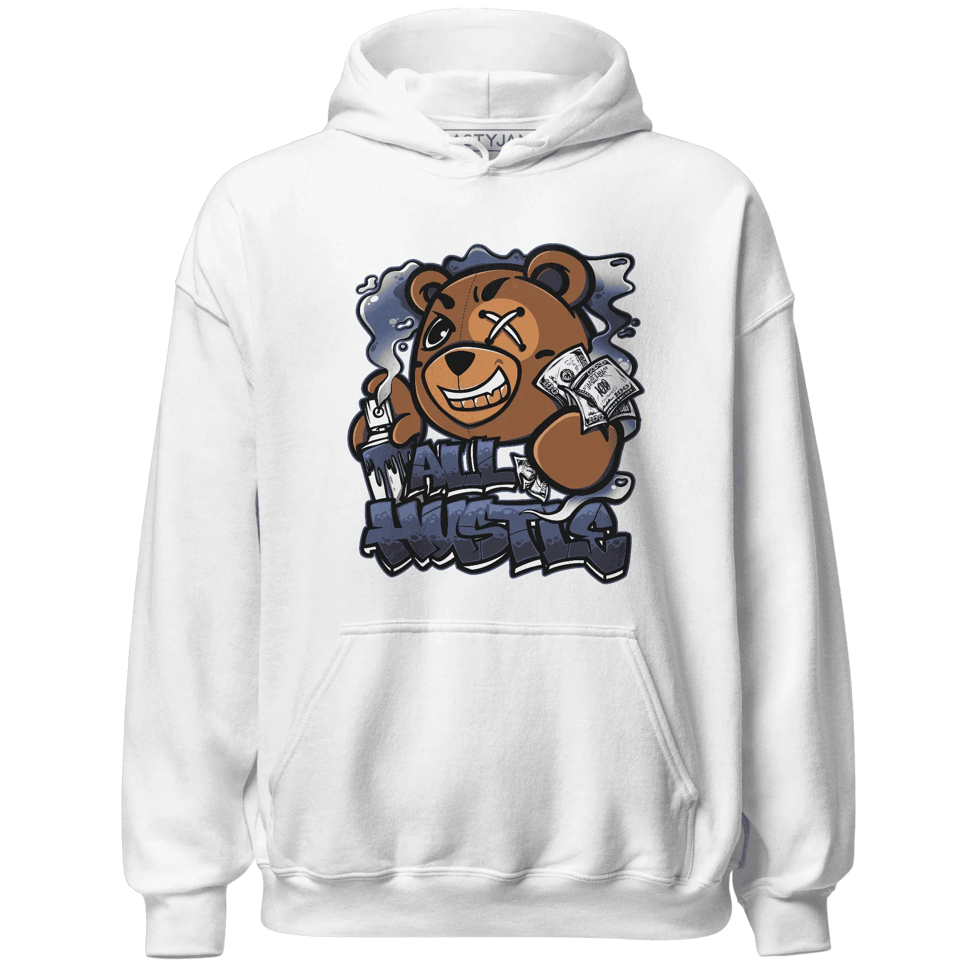 Low-Diffused-Blue-11s-Hoodie-Match-BER-Hustle-All-Day