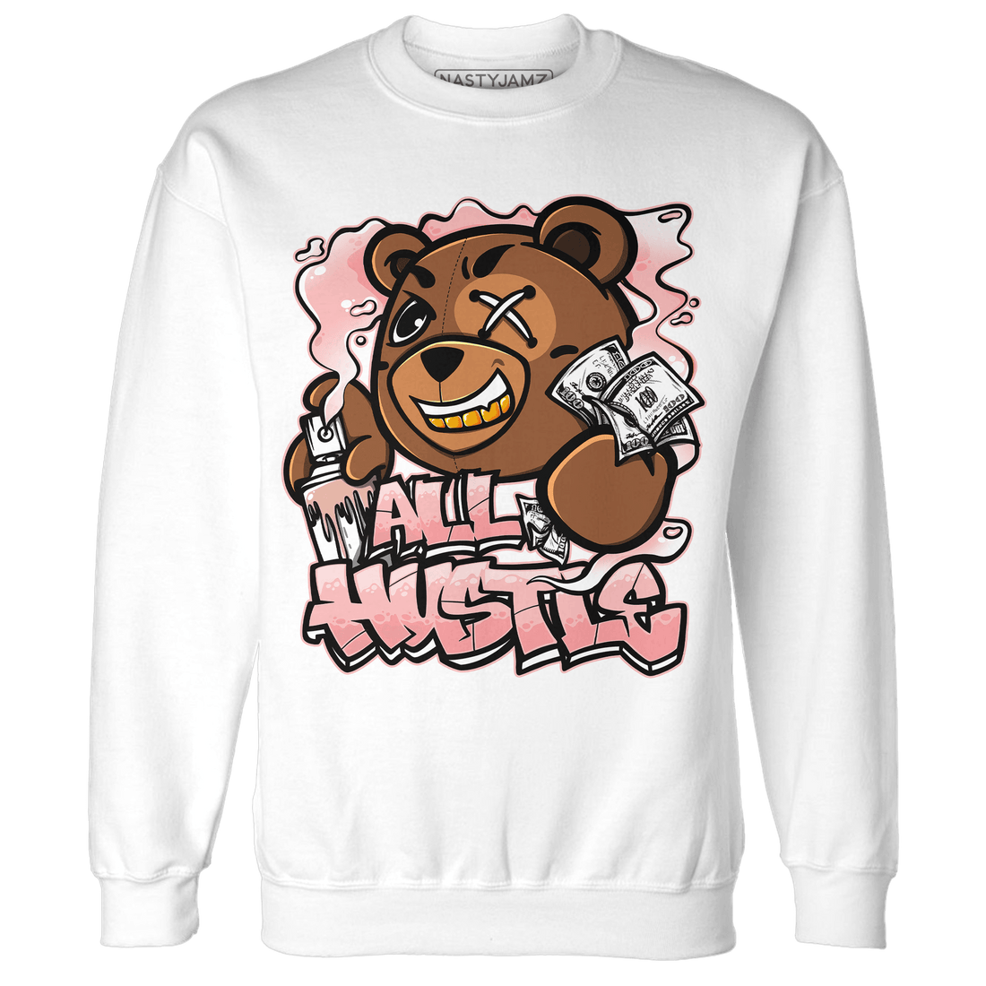 Low Legend Pink 11s Sweatshirt Match BER Hustle All Day - NastyJamz
