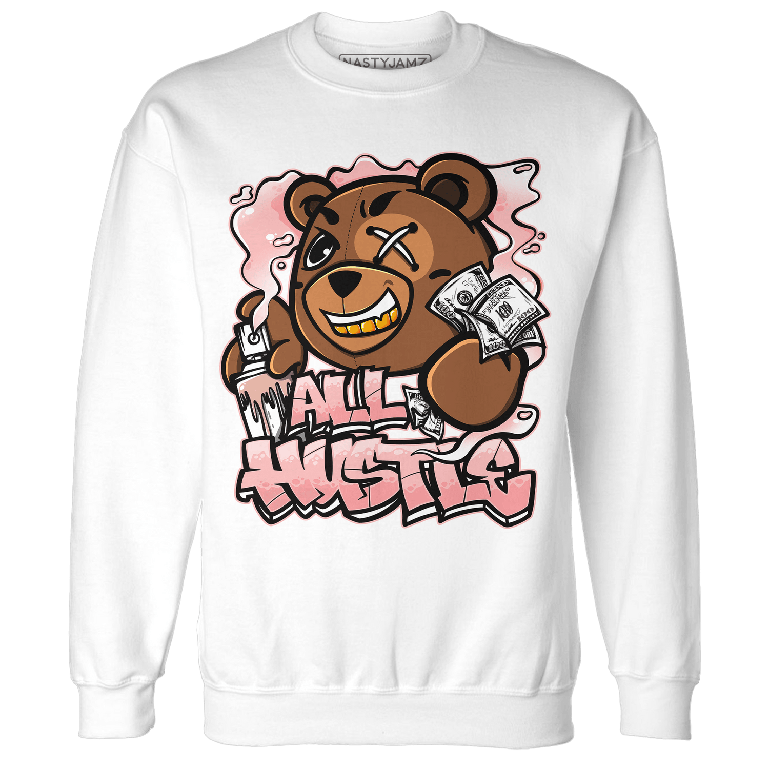 Low Legend Pink 11s Sweatshirt Match BER Hustle All Day - NastyJamz