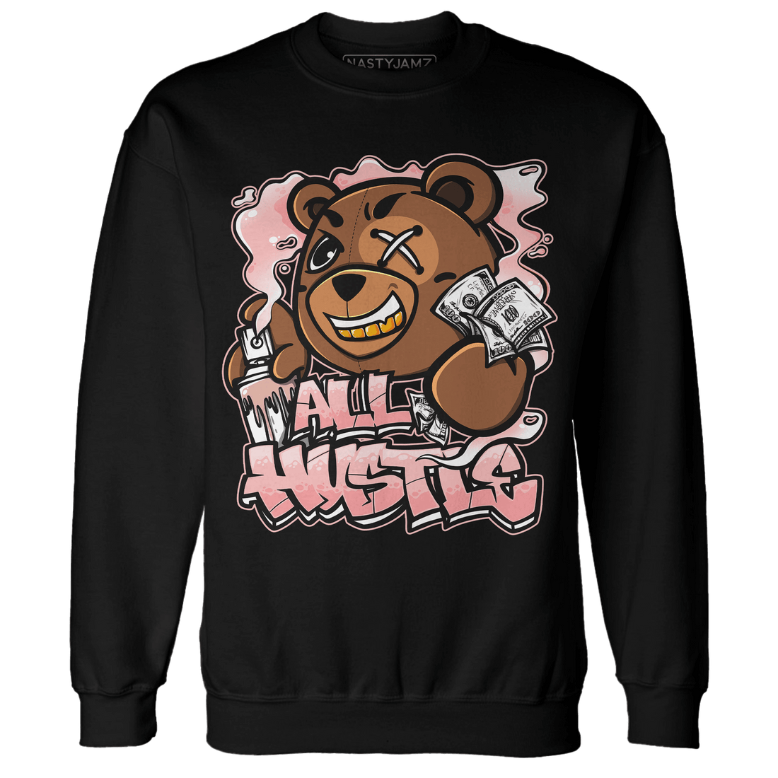 Low Legend Pink 11s Sweatshirt Match BER Hustle All Day - NastyJamz