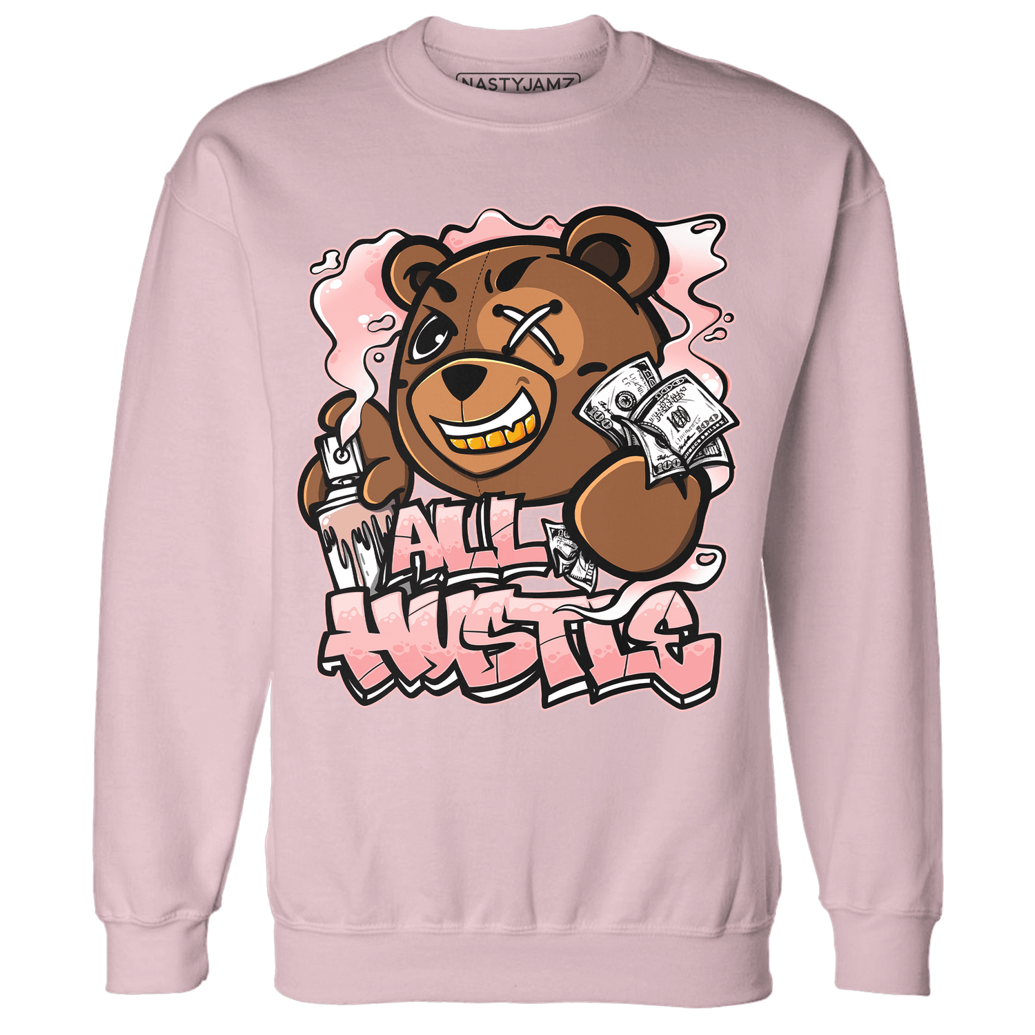 Low Legend Pink 11s Sweatshirt Match BER Hustle All Day - NastyJamz