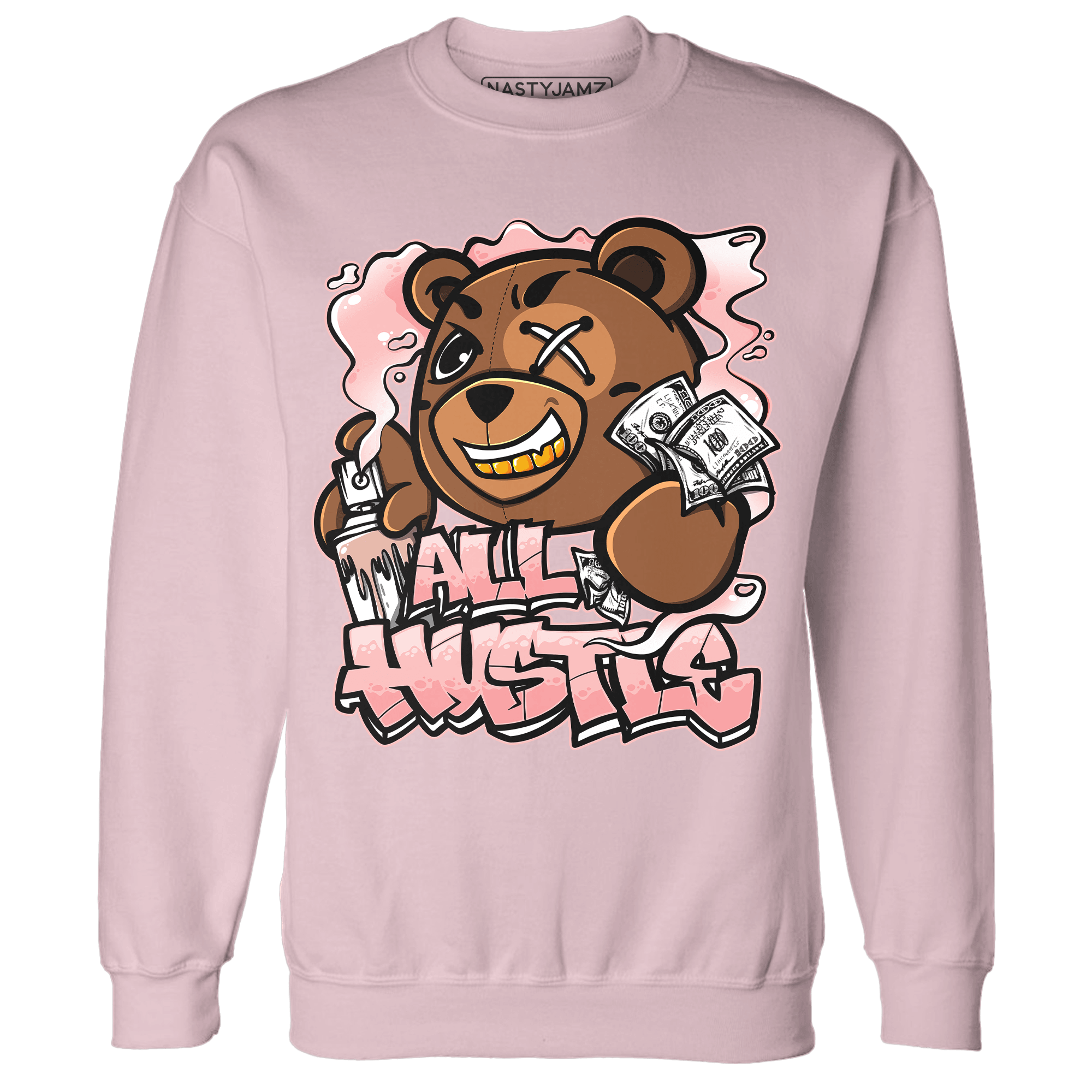 Low Legend Pink 11s Sweatshirt Match BER Hustle All Day - NastyJamz