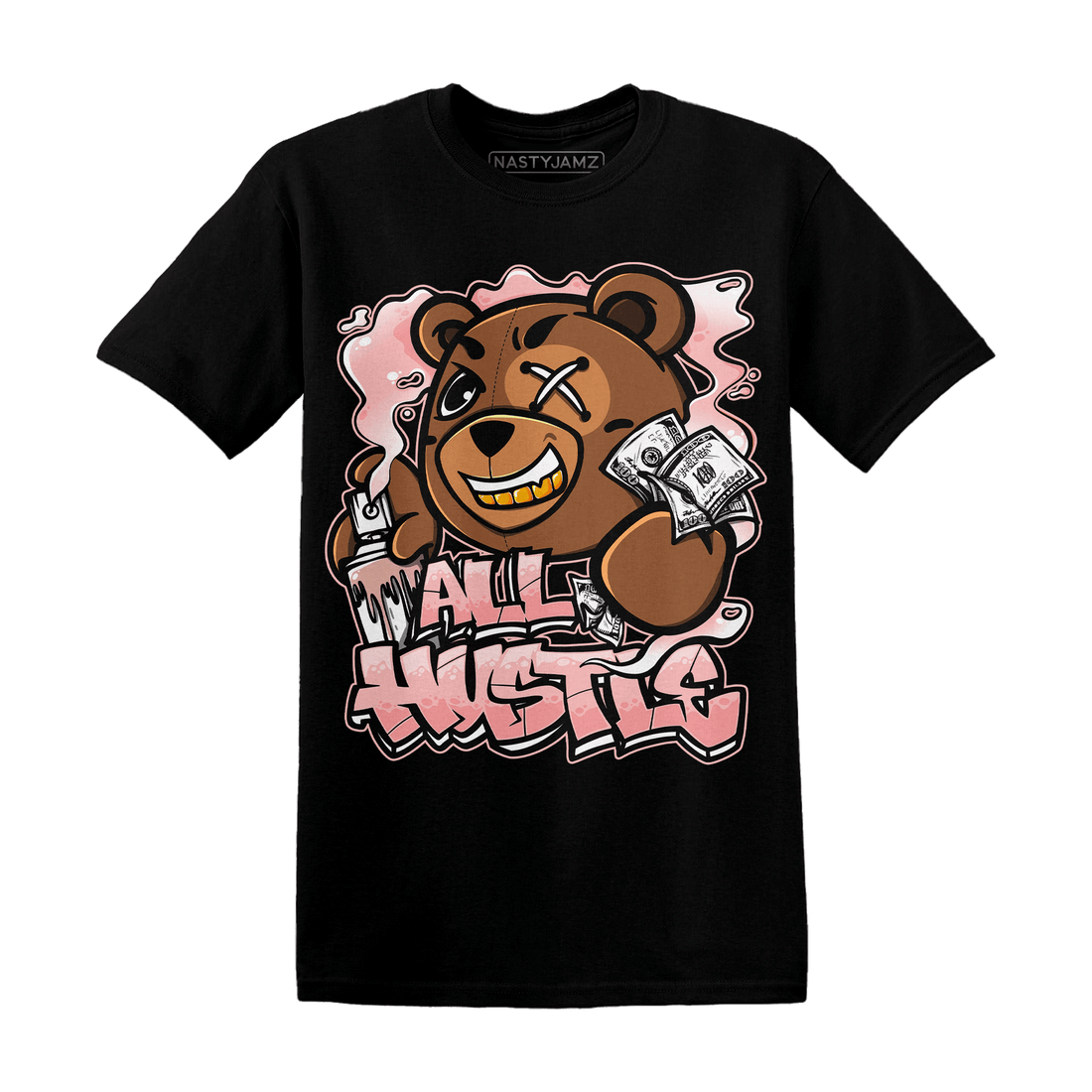 Low Legend Pink 11s T Shirt Match BER Hustle All Day - NastyJamz