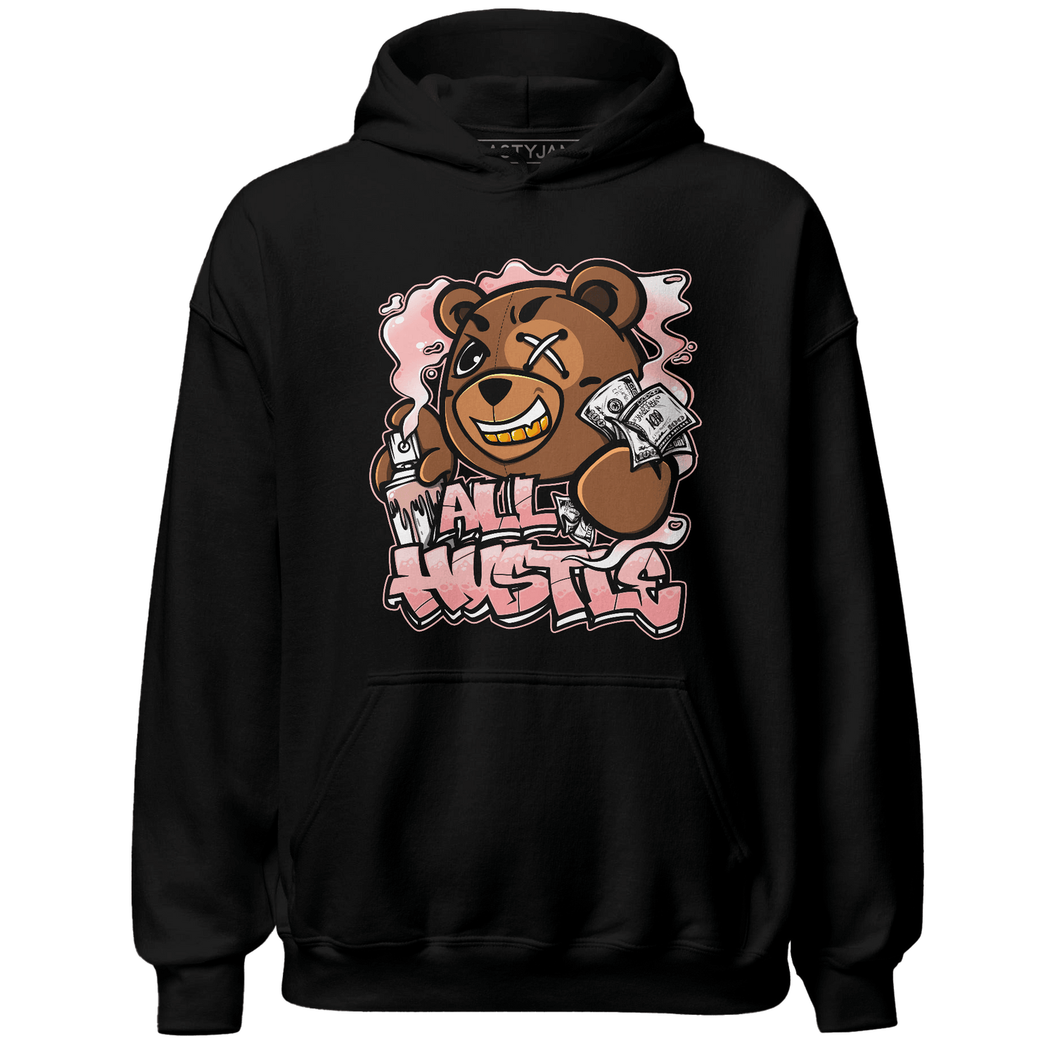 Low Legend Pink 11s Hoodie Match BER Hustle All Day - NastyJamz