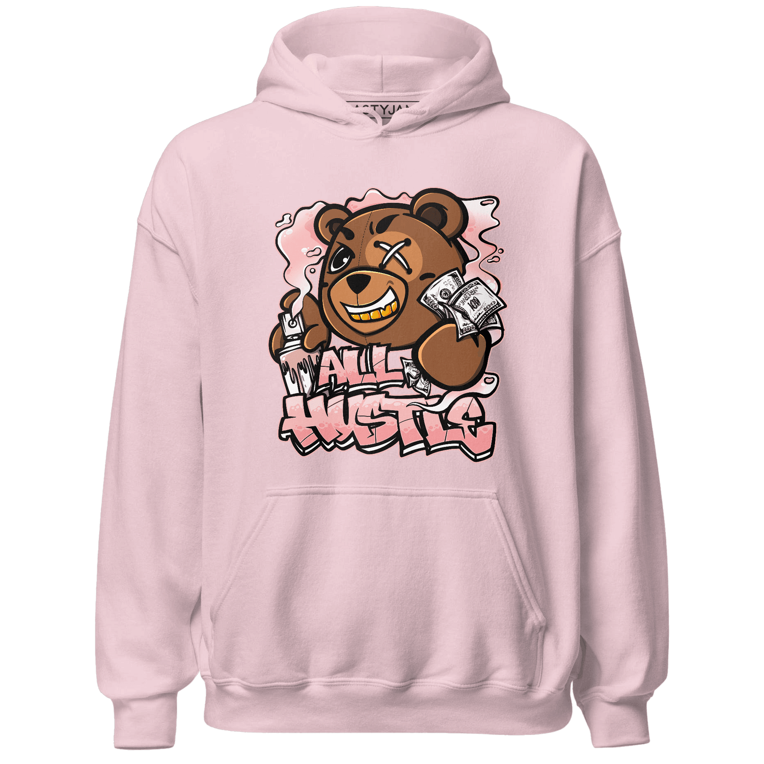 Low Legend Pink 11s Hoodie Match BER Hustle All Day - NastyJamz