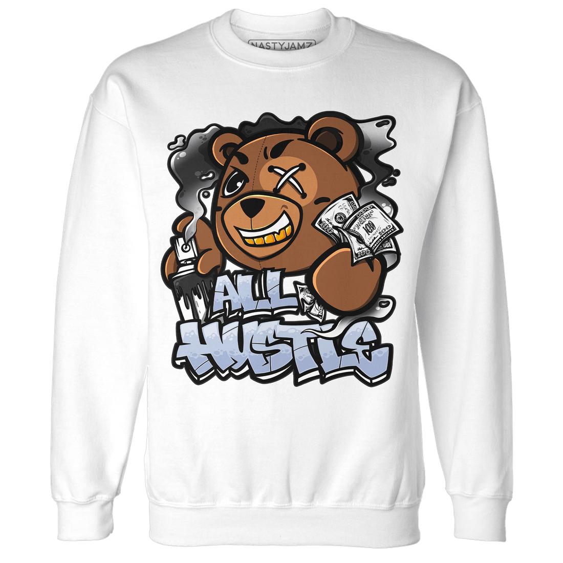 Low Space Jam 11s Sweatshirt Match BER Hustle All Day - NastyJamz