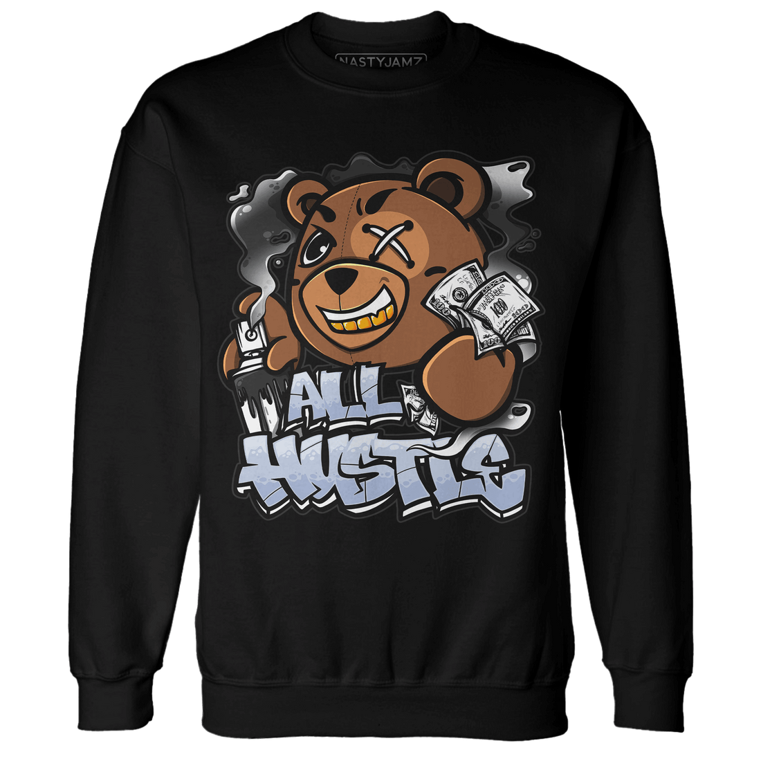 Low Space Jam 11s Sweatshirt Match BER Hustle All Day - NastyJamz