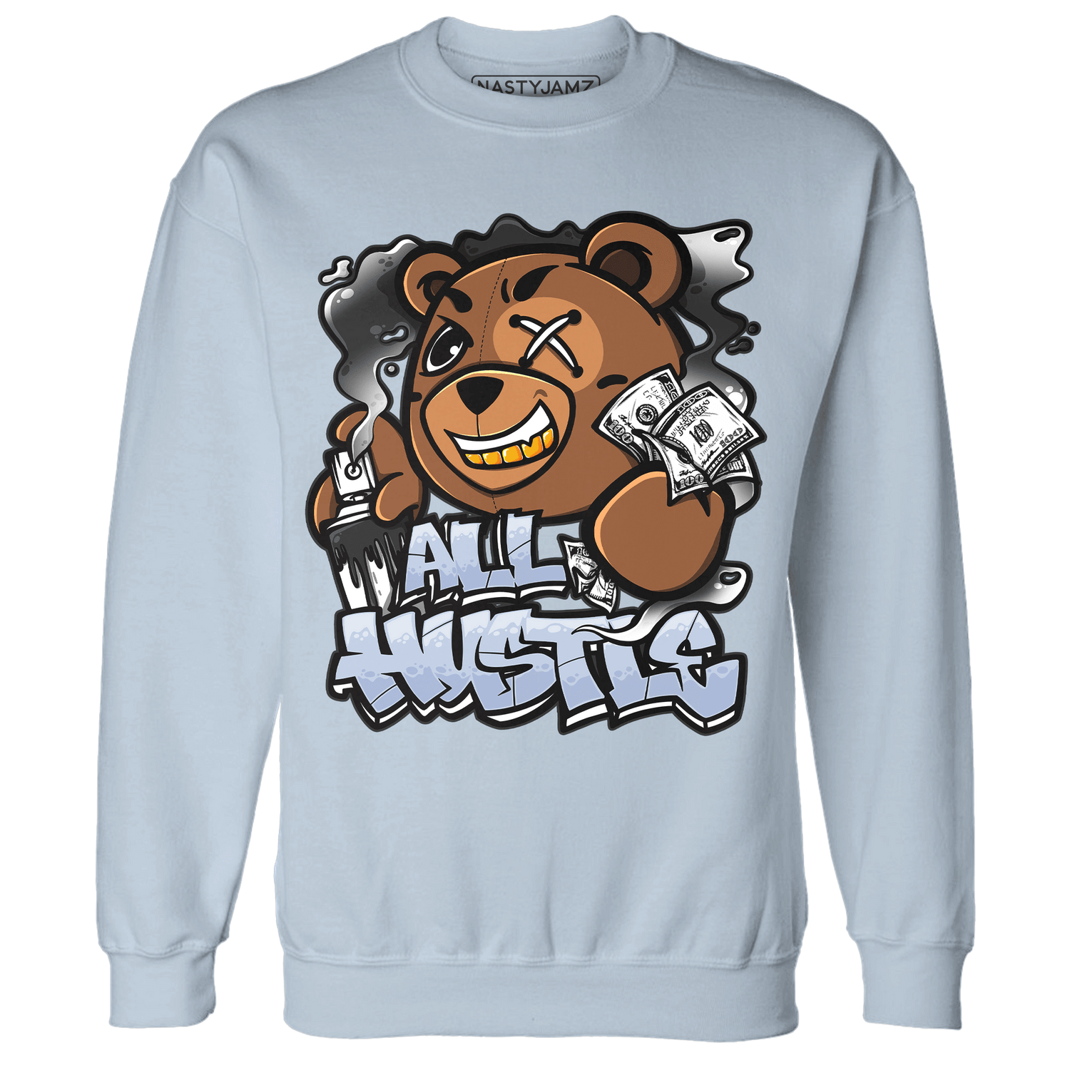 Low Space Jam 11s Sweatshirt Match BER Hustle All Day - NastyJamz