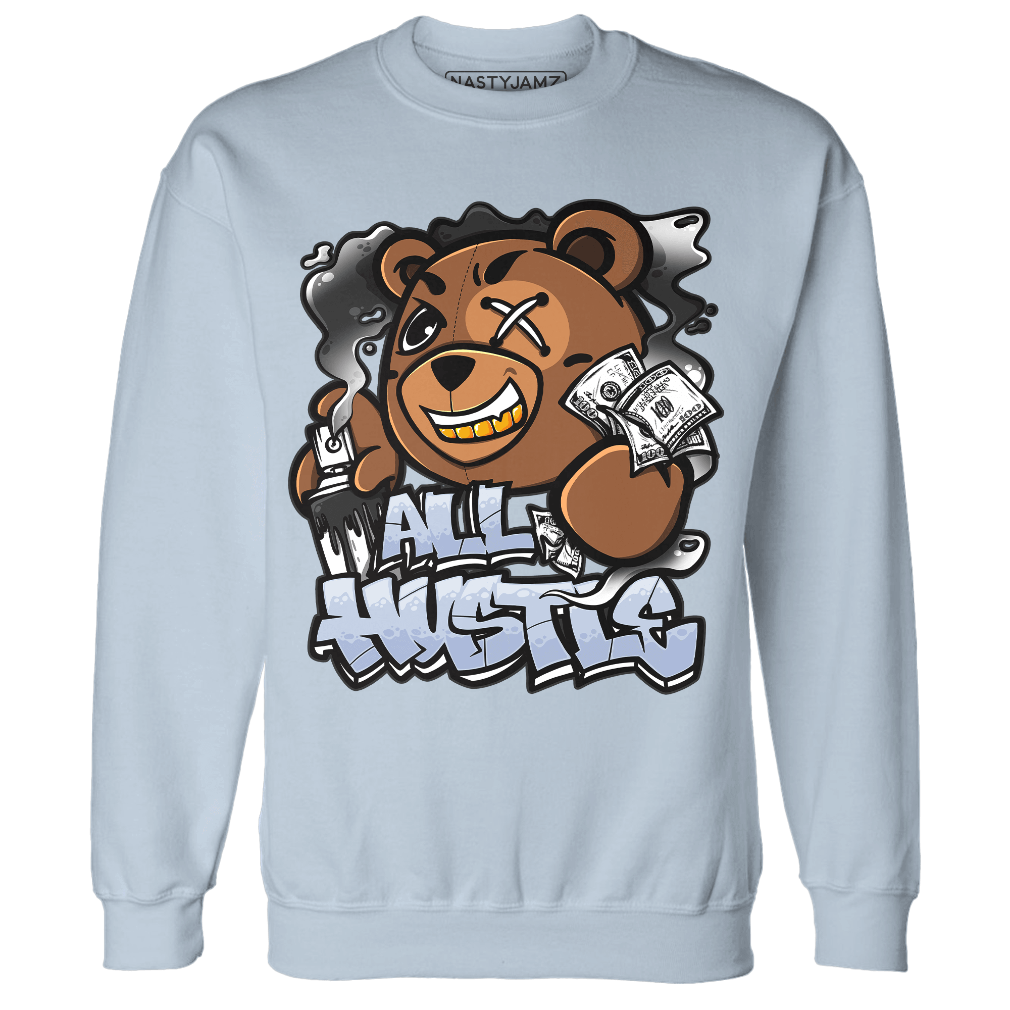 Low Space Jam 11s Sweatshirt Match BER Hustle All Day - NastyJamz