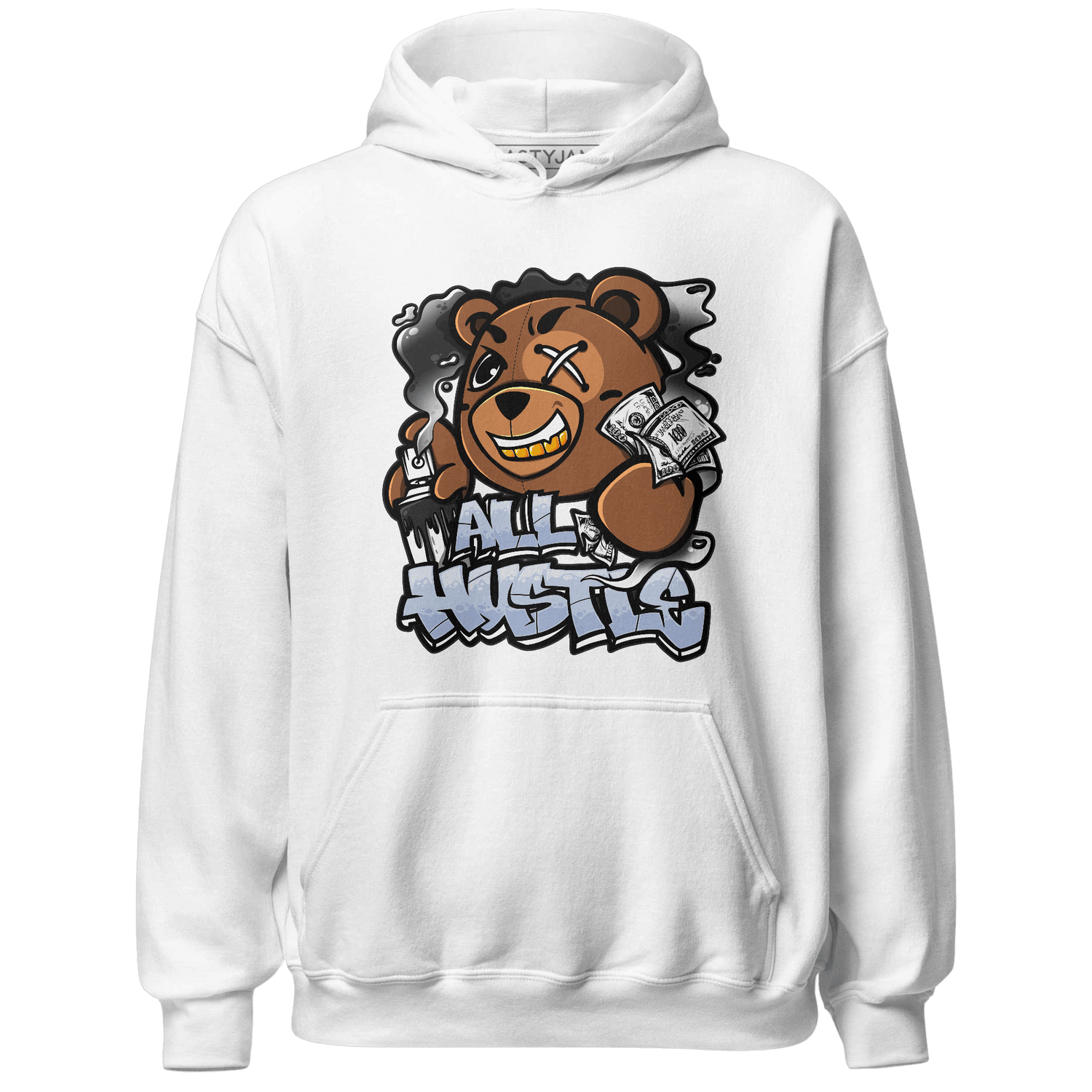 Low Space Jam 11s Hoodie Match BER Hustle All Day - NastyJamz