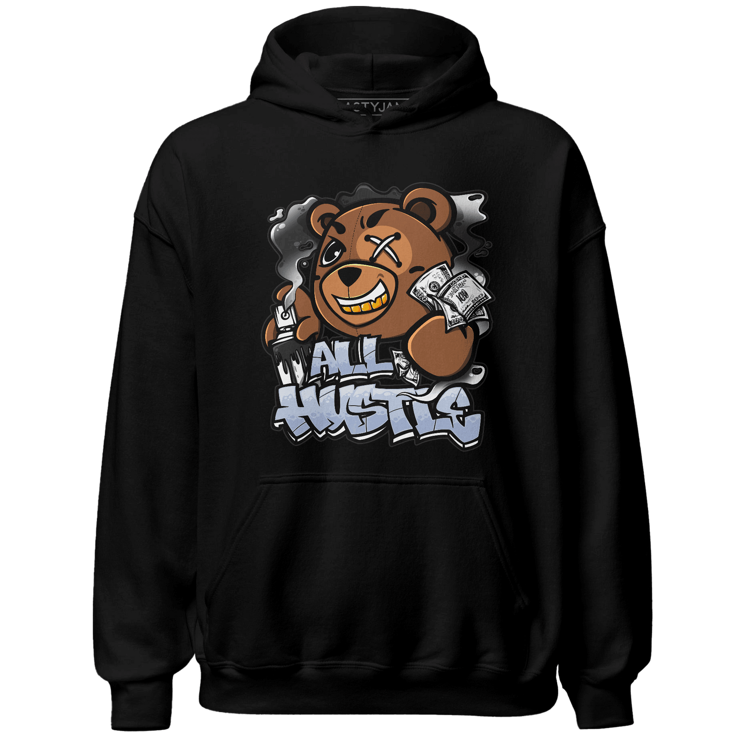 Low Space Jam 11s Hoodie Match BER Hustle All Day - NastyJamz