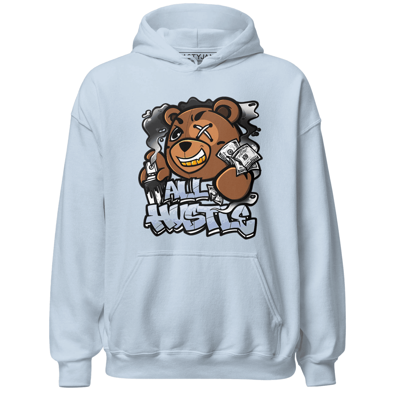 Low Space Jam 11s Hoodie Match BER Hustle All Day - NastyJamz