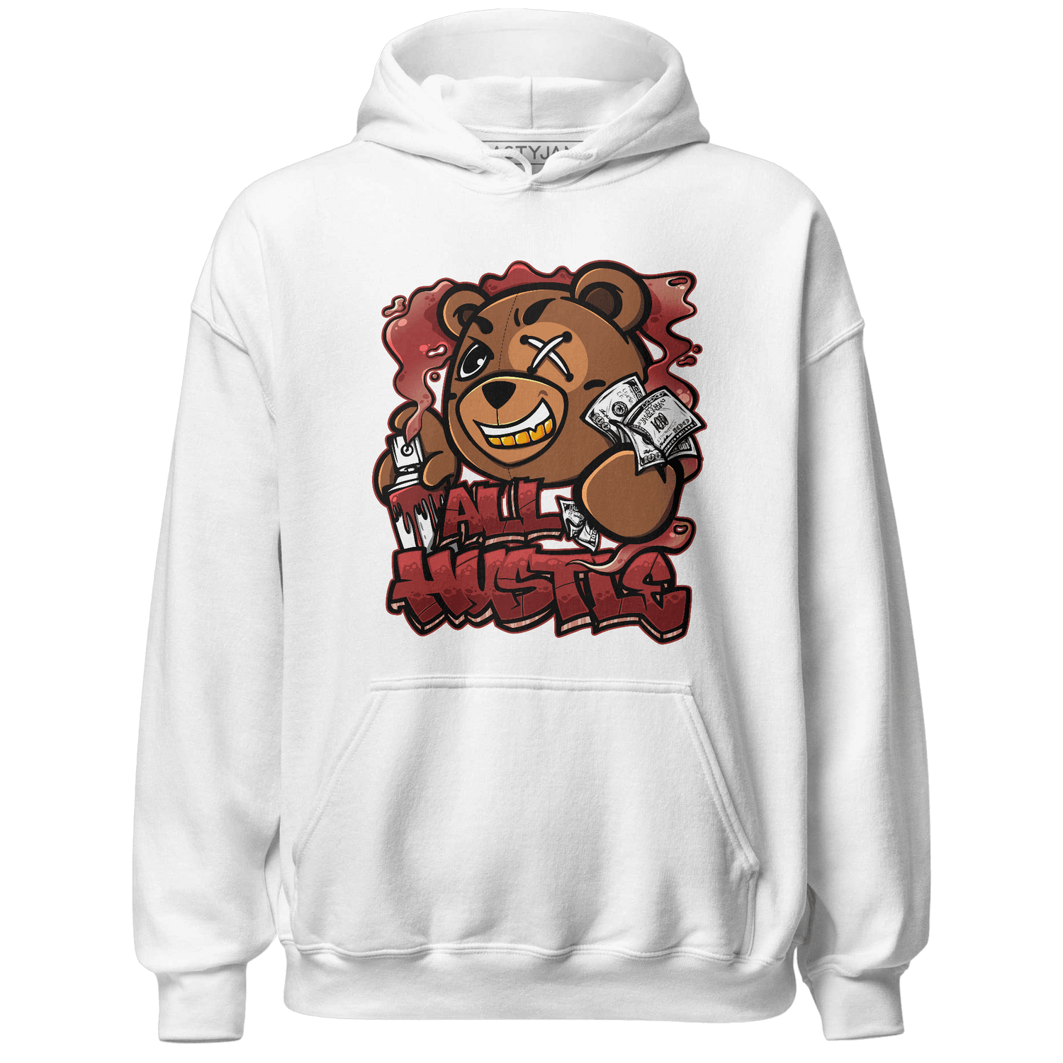 Dune Red 13s Hoodie Match BER Hustle All Day - NastyJamz