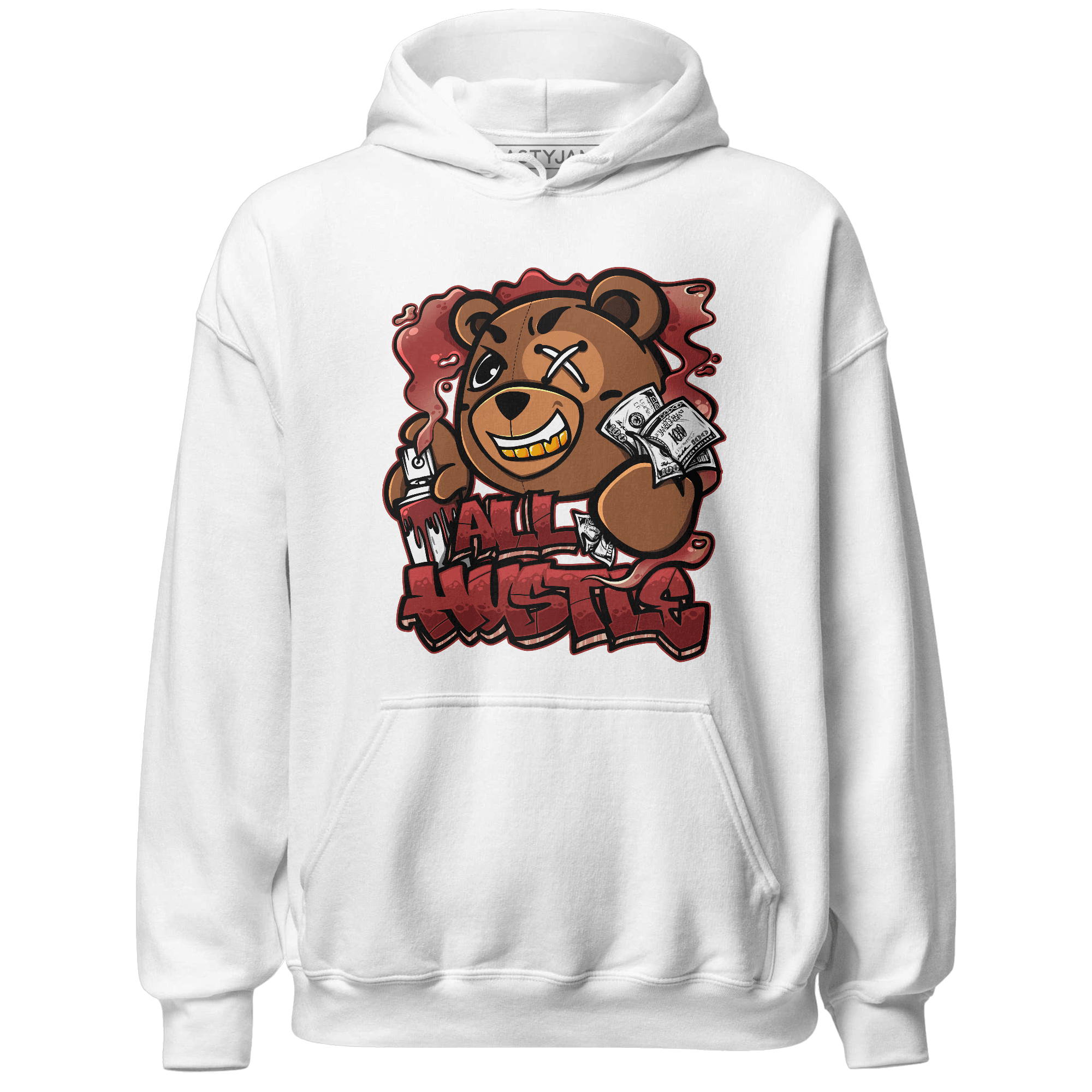 Dune Red 13s Hoodie Match BER Hustle All Day - NastyJamz