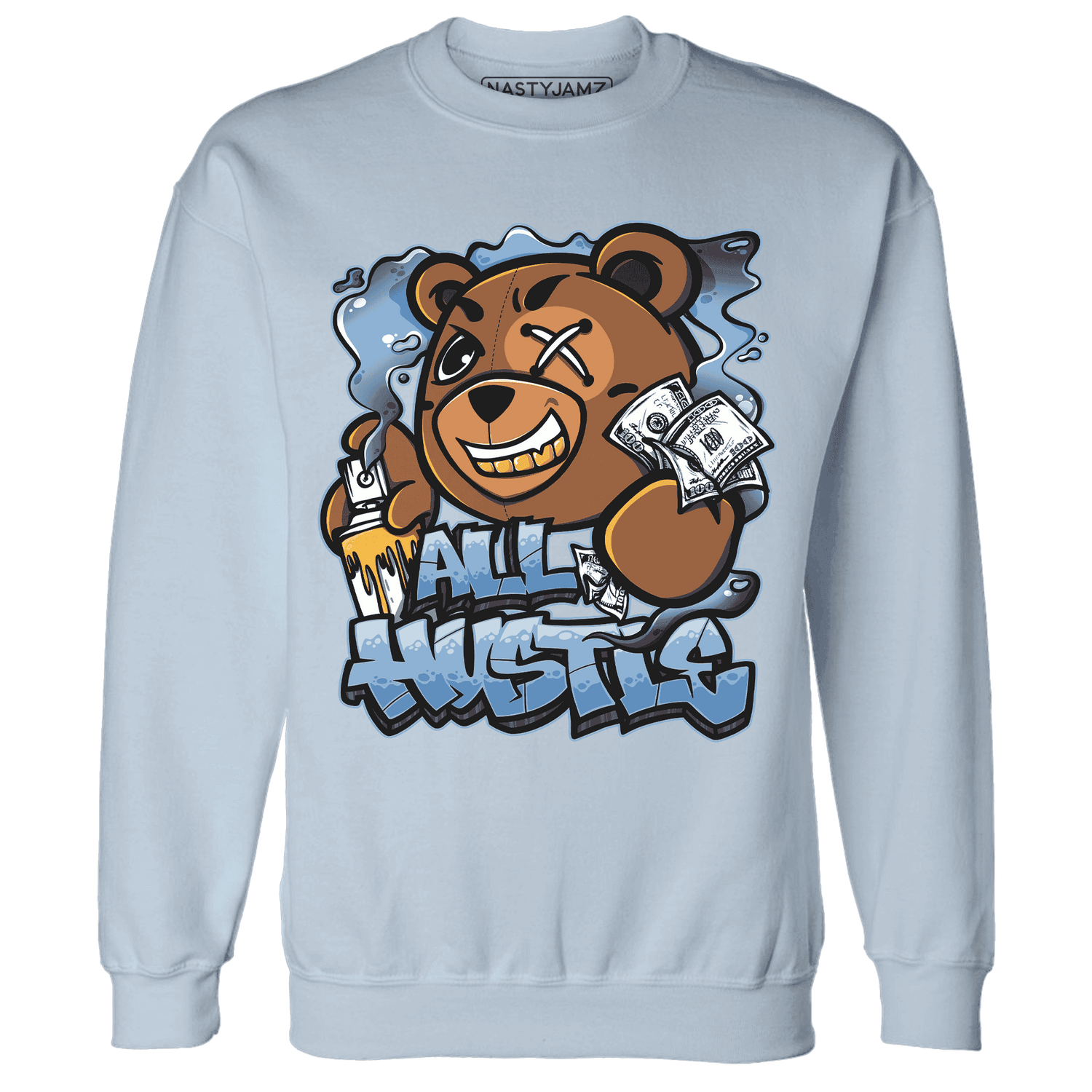 First In Flight 1s Sweatshirt Match BER Hustle All Day - NastyJamz