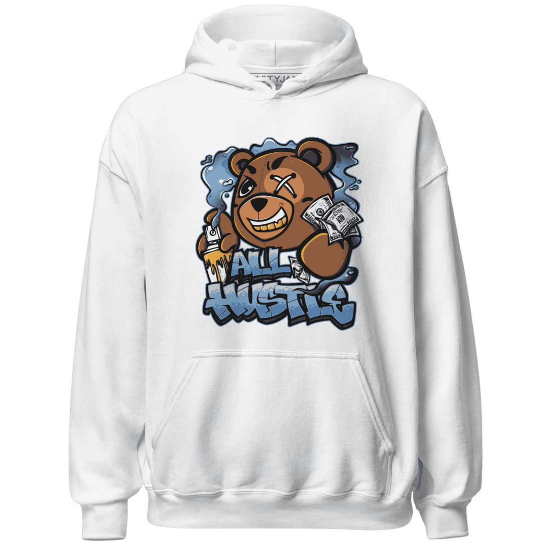 First In Flight 1s Hoodie Match BER Hustle All Day - NastyJamz