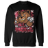 High 85 Metallic Burgundy 1s Sweatshirt Match BER Hustle All Day - NastyJamz
