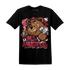 High 85 Metallic Burgundy 1s T Shirt Match BER Hustle All Day - NastyJamz