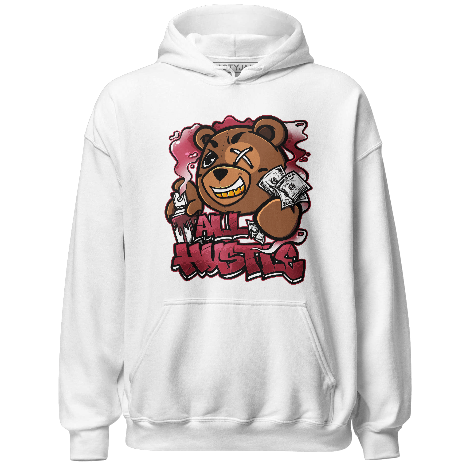 High 85 Metallic Burgundy 1s Hoodie Match BER Hustle All Day - NastyJamz