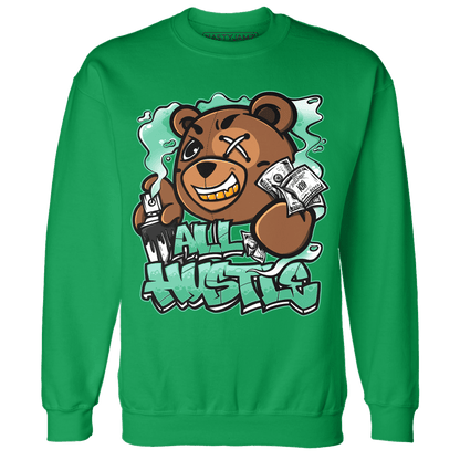 High OG Green Glow 1s Sweatshirt Match BER Hustle All Day - NastyJamz