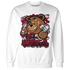 High White Team Red 1s Sweatshirt Match BER Hustle All Day - NastyJamz
