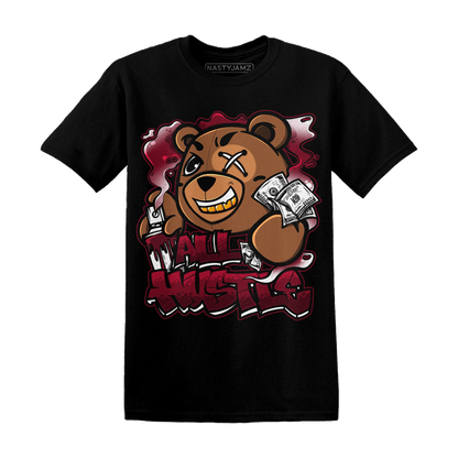 High White Team Red 1s T Shirt Match BER Hustle All Day - NastyJamz