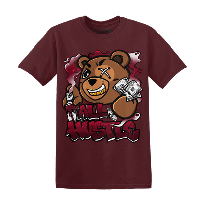 High White Team Red 1s T Shirt Match BER Hustle All Day - NastyJamz