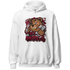 High White Team Red 1s Hoodie Match BER Hustle All Day - NastyJamz