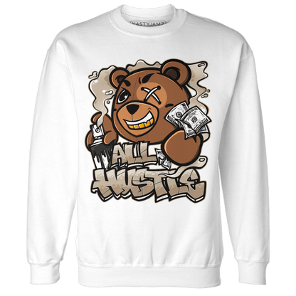 Latte 1s Sweatshirt Match BER Hustle All Day - NastyJamz