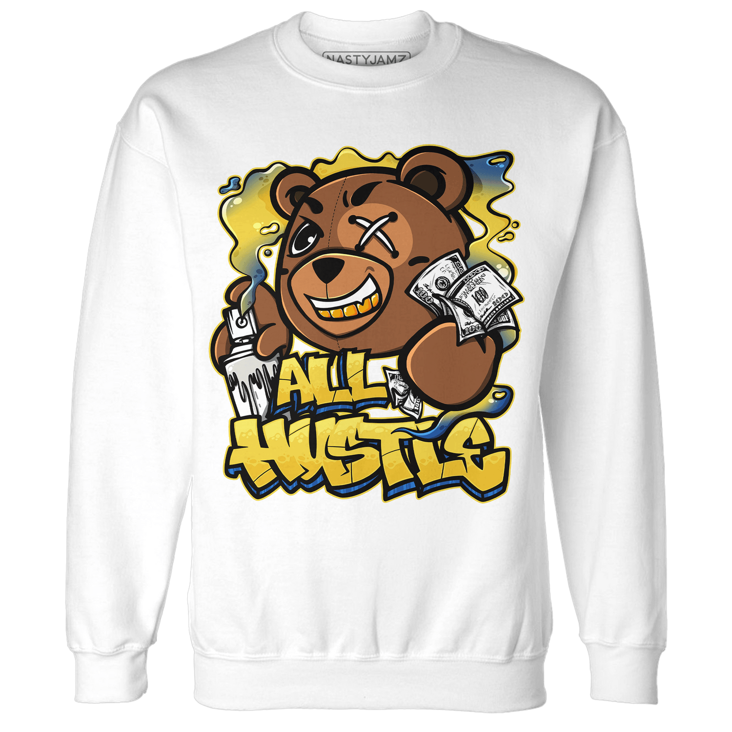 Low OG Canary TVSC 1s Sweatshirt Match BER Hustle All Day - NastyJamz