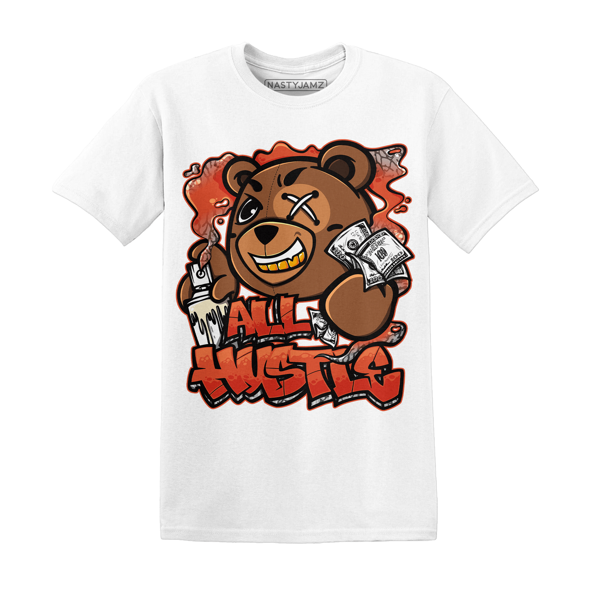 Georgia Peach 3s T Shirt Match BER Hustle All Day - NastyJamz