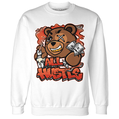Georgia Peach 3s Sweatshirt Match BER Hustle All Day - NastyJamz