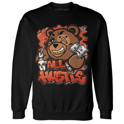 Georgia Peach 3s Sweatshirt Match BER Hustle All Day - NastyJamz