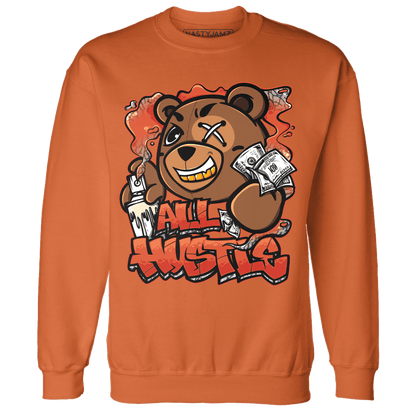 Georgia Peach 3s Sweatshirt Match BER Hustle All Day - NastyJamz