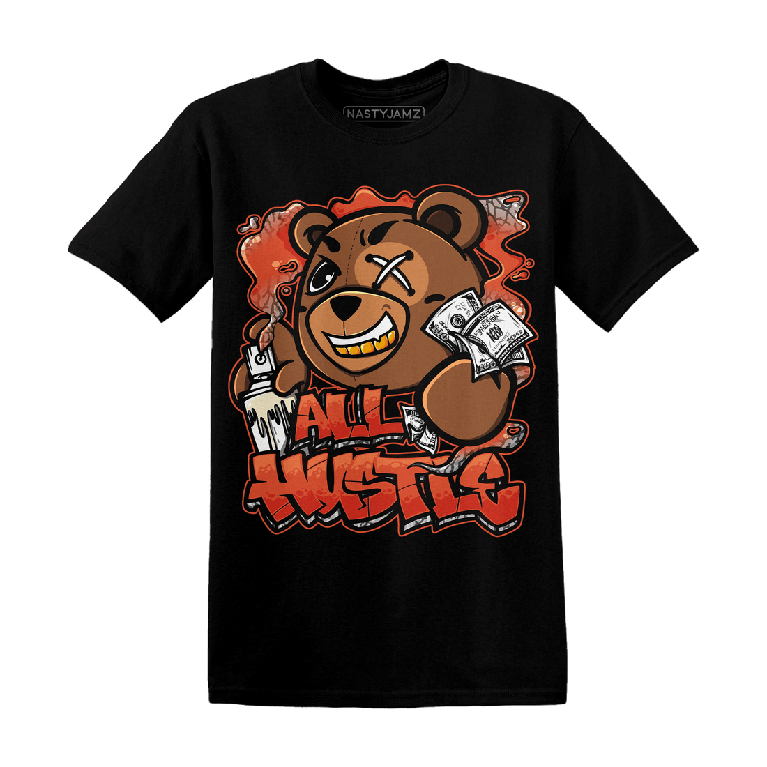 Georgia Peach 3s T Shirt Match BER Hustle All Day - NastyJamz