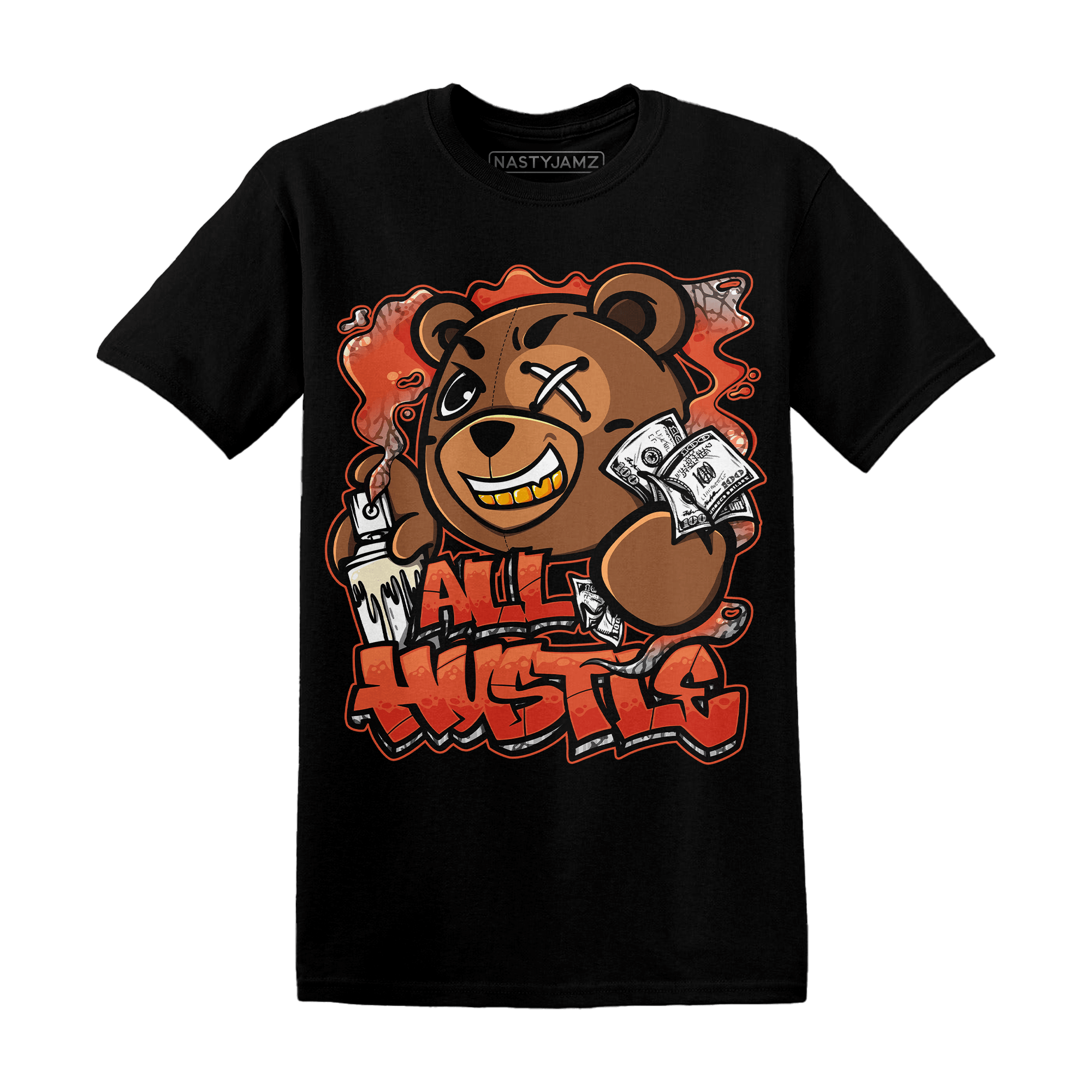 Georgia Peach 3s T Shirt Match BER Hustle All Day - NastyJamz