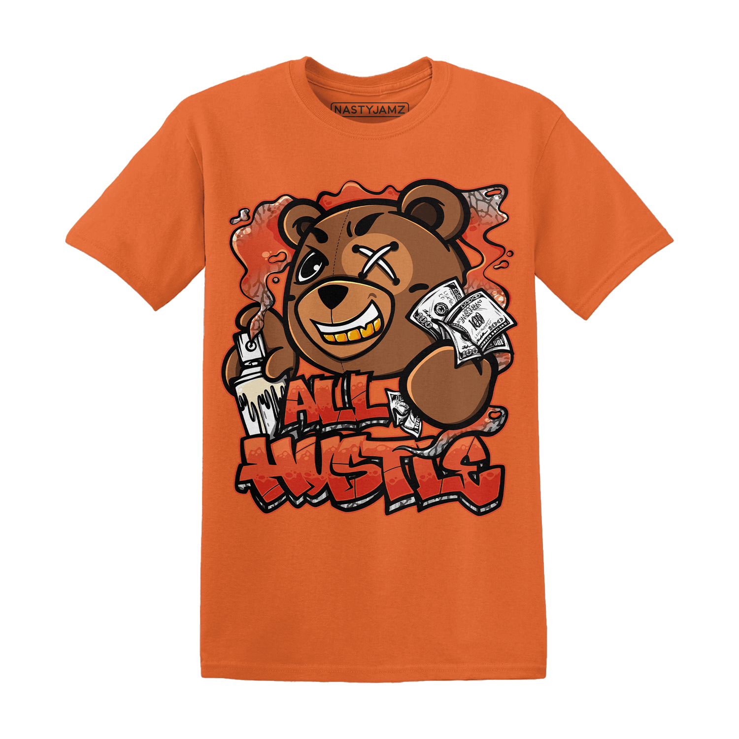 Georgia Peach 3s T Shirt Match BER Hustle All Day - NastyJamz