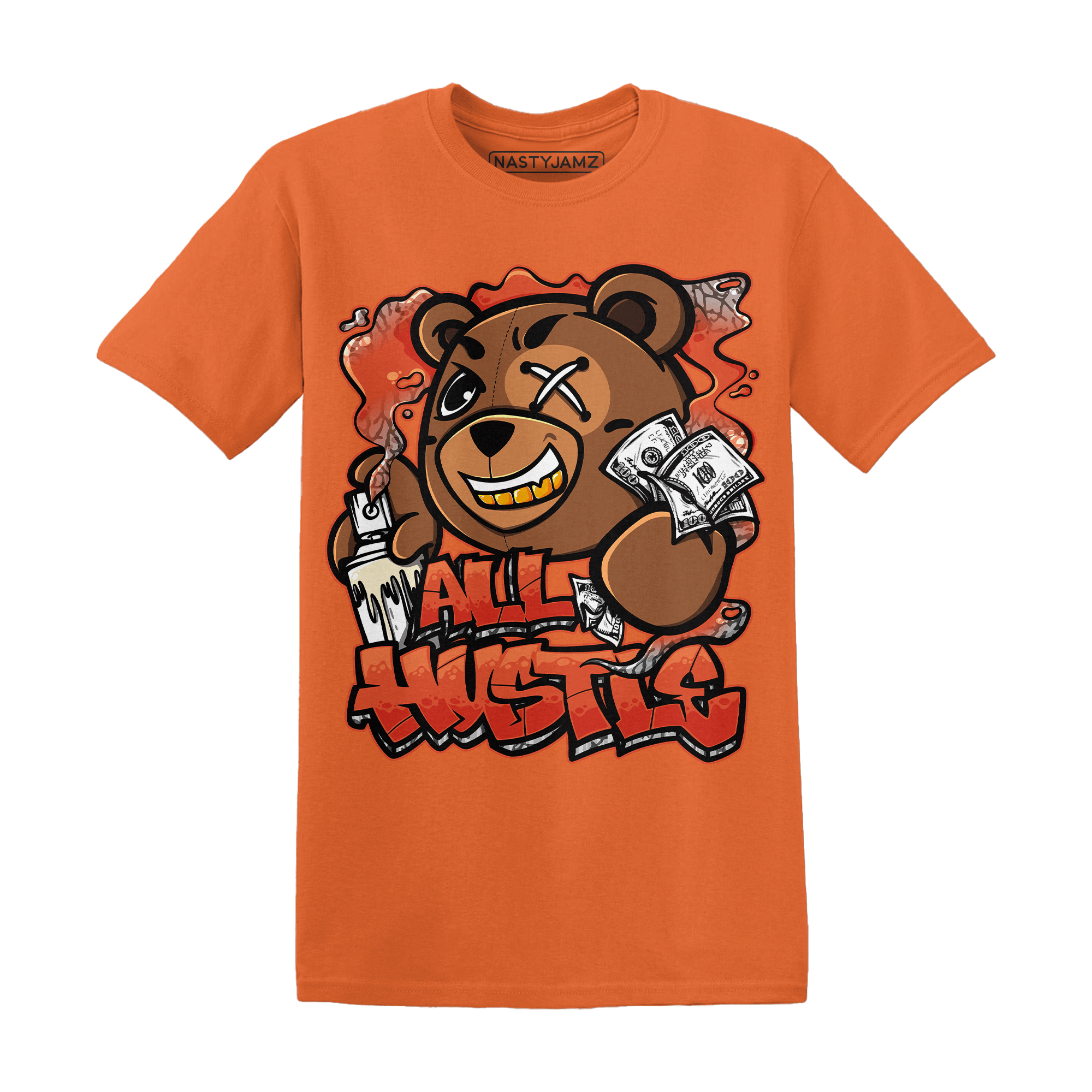 Georgia Peach 3s T Shirt Match BER Hustle All Day - NastyJamz