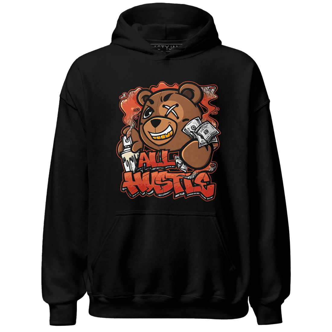 Georgia Peach 3s Hoodie Match BER Hustle All Day - NastyJamz