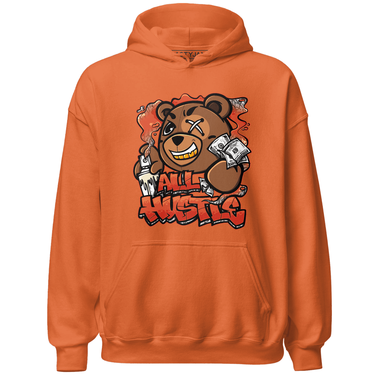 Georgia Peach 3s Hoodie Match BER Hustle All Day - NastyJamz